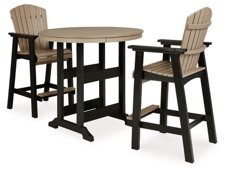 Fairen Trail Outdoor Bar Table and 2 Barstools - PKG009512 - furniture place usa