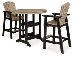Fairen Trail Outdoor Bar Table and 2 Barstools - PKG009512 - furniture place usa