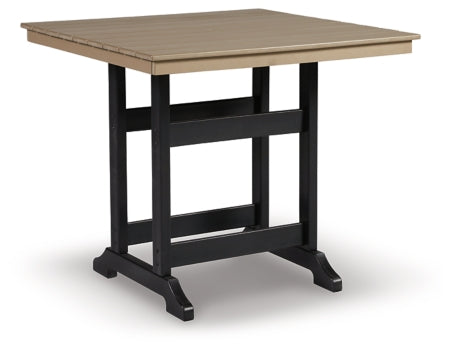 Fairen Trail Outdoor Counter Height Dining Table and 4 Barstools - furniture place usa