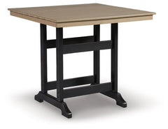 Fairen Trail Outdoor Counter Height Dining Table and 4 Barstools - furniture place usa