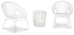 Mandarin Cape Outdoor Table and Chairs (Set of 3) - furniture place usa