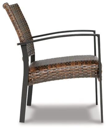 Zariyah Outdoor Love/Chairs/Table Set (Set of 4) - furniture place usa