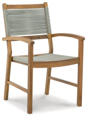 Janiyah Outdoor Dining Table and 4 Chairs - PKG013835 - furniture place usa