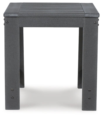 Amora Outdoor Sofa and Loveseat with Coffee Table and 2 End Tables - furniture place usa
