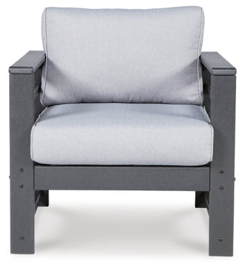 Amora Outdoor Lounge Chair with Cushion (Set of 2) - furniture place usa
