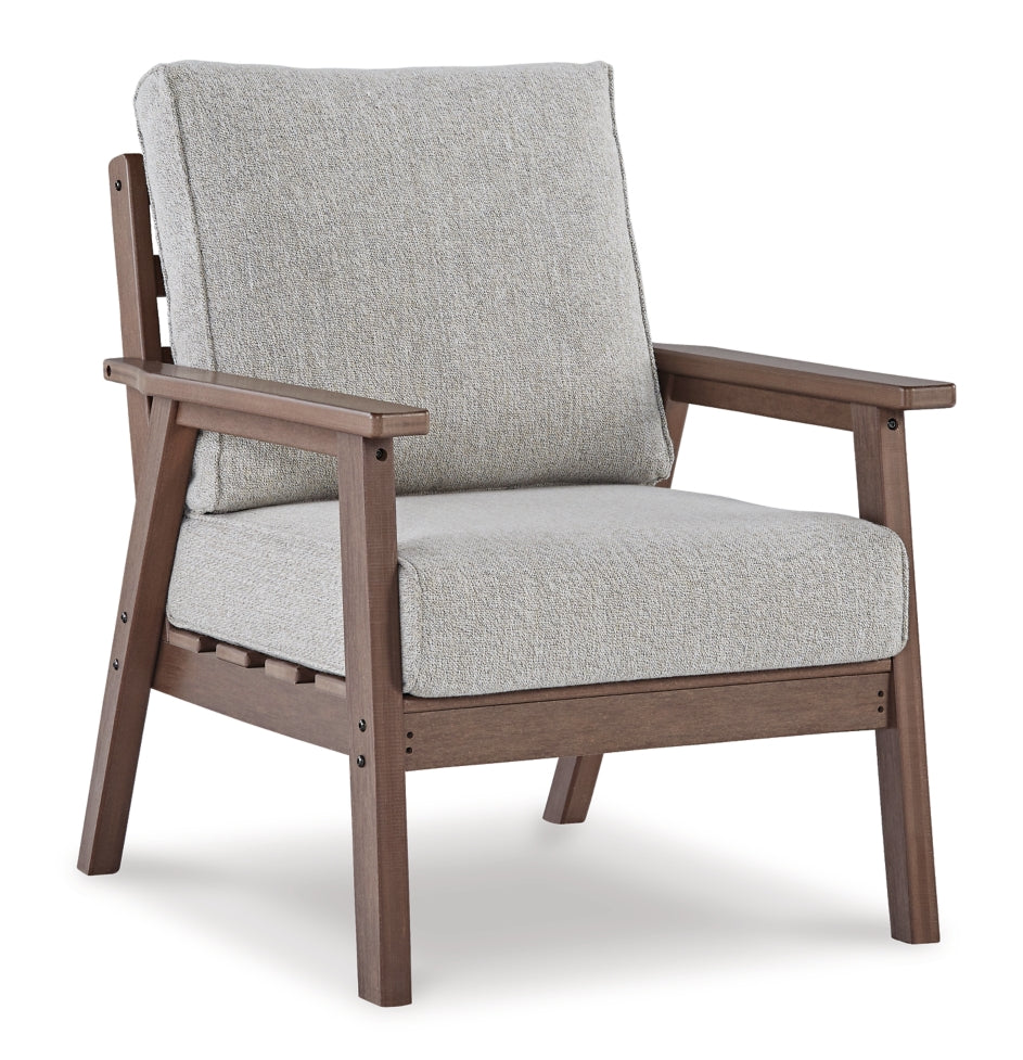 Emmeline Outdoor Sofa and  2 Lounge Chairs with Coffee Table and 2 End Tables - furniture place usa