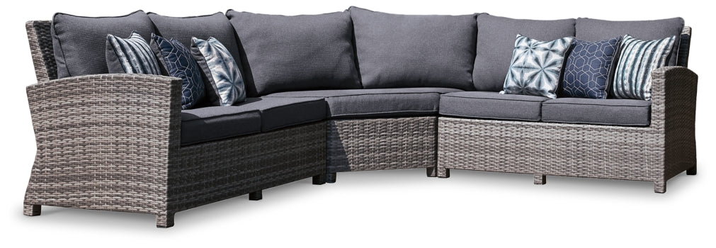 Silo Point 3-Piece Outdoor Sectional with Coffee Table