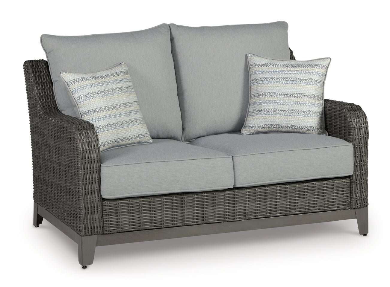 Elite Park Outdoor Sofa and Loveseat with Coffee Table - furniture place usa