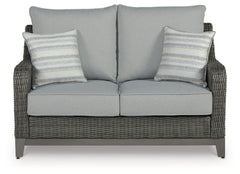 Elite Park Outdoor Loveseat with Cushion - furniture place usa