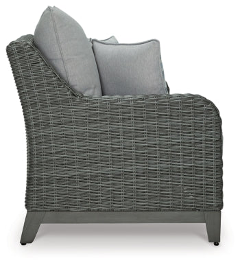 Elite Park Outdoor Loveseat with Cushion - furniture place usa