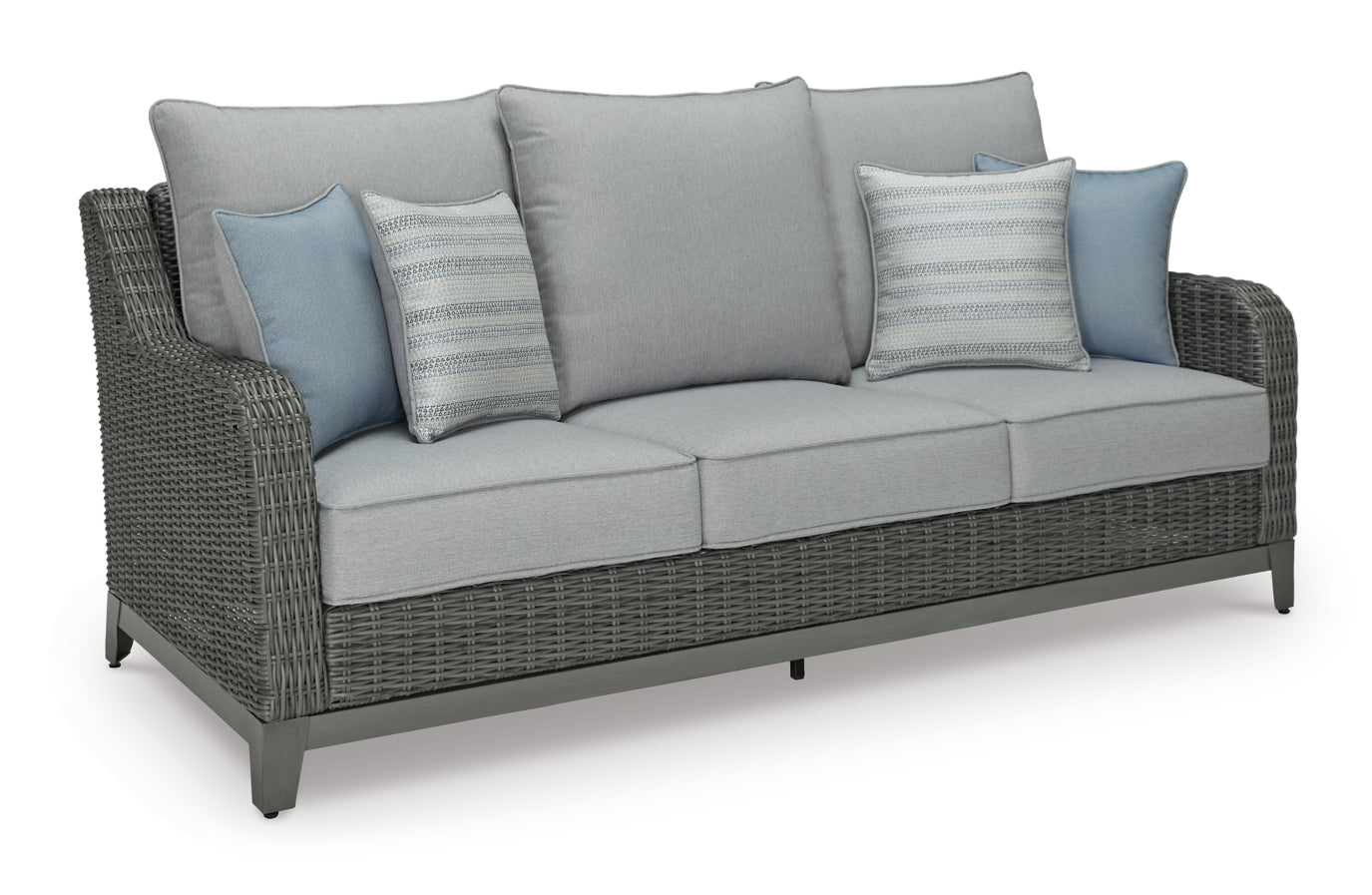Elite Park Outdoor Sofa and Loveseat with Coffee Table - furniture place usa