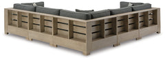 Citrine Park 5-Piece Outdoor Sectional with Ottoman - furniture place usa