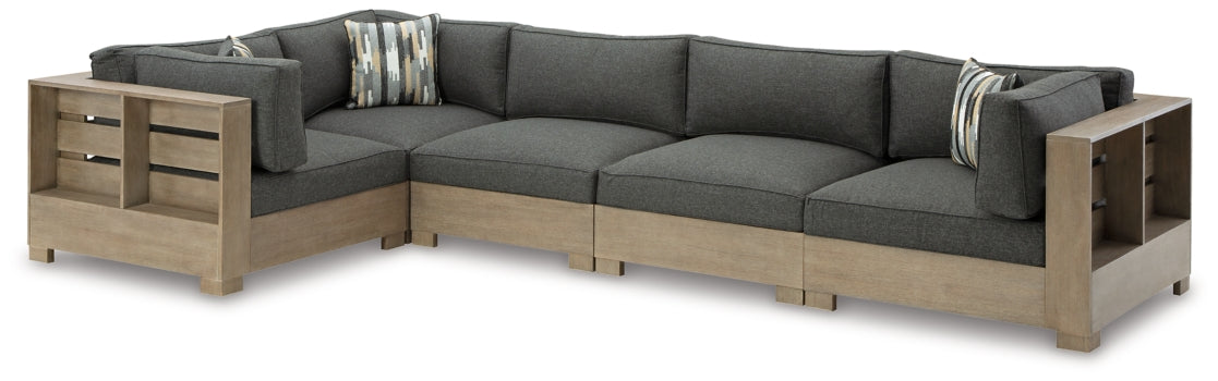 Citrine Park 5-Piece Outdoor Sectional - furniture place usa