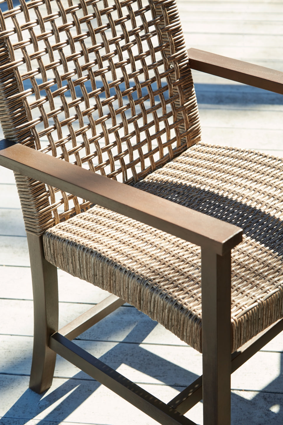 Germalia Outdoor Dining Arm Chair (Set of 2) - furniture place usa