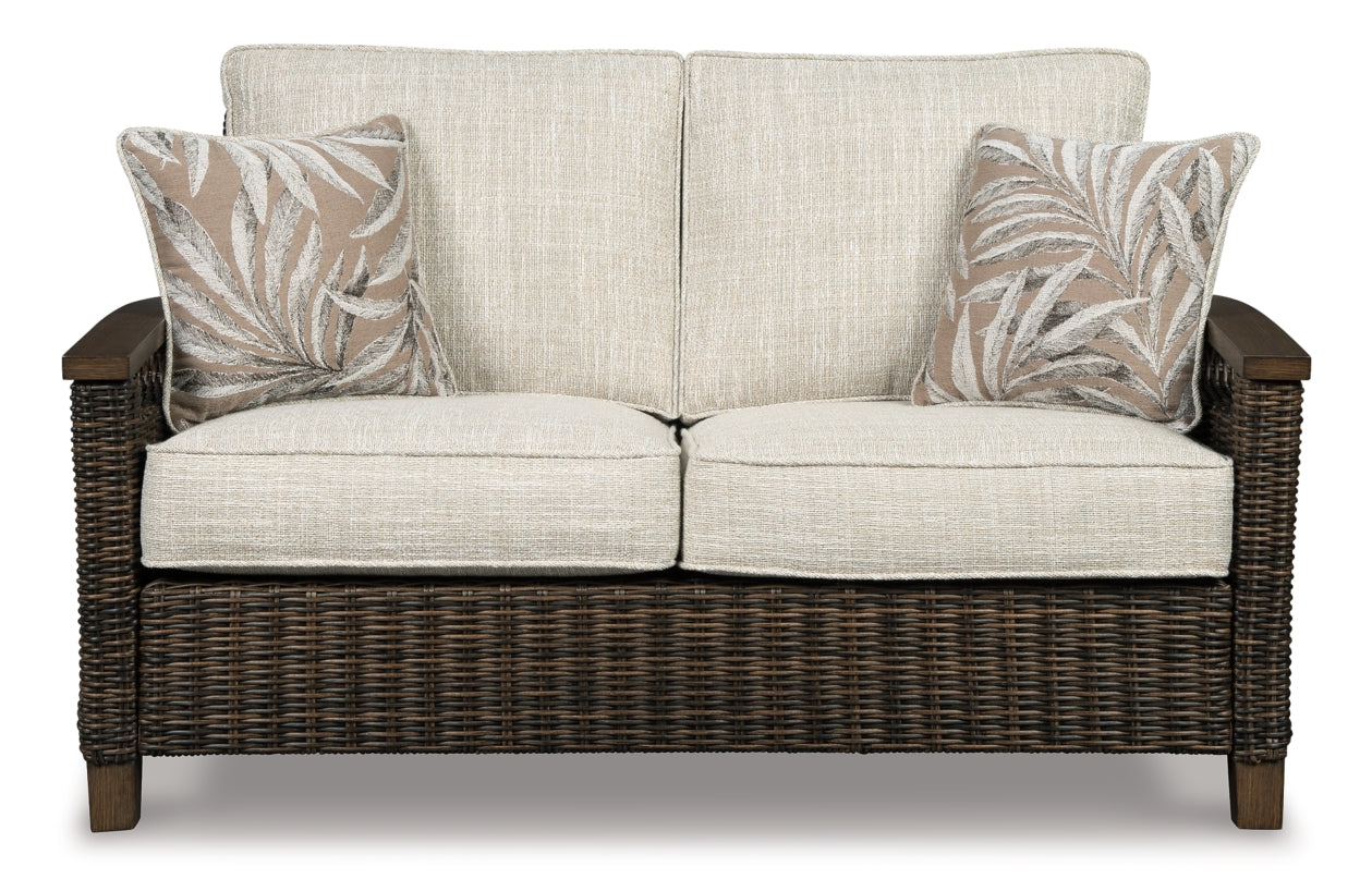 Paradise Trail Loveseat with Cushion - furniture place usa