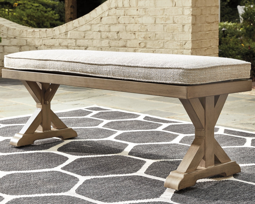 Beachcroft Bench with Cushion - furniture place usa
