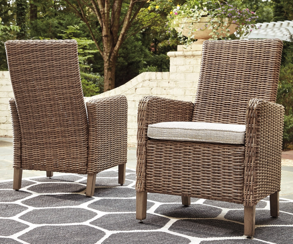 Beachcroft Arm Chair with Cushion (Set of 2) - furniture place usa