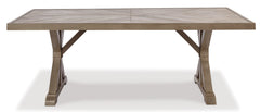 Beachcroft Dining Table with Umbrella Option - furniture place usa