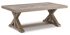 Beachcroft 5-Piece Outdoor Sectional with Coffee Table and 2 End Tables - furniture place usa