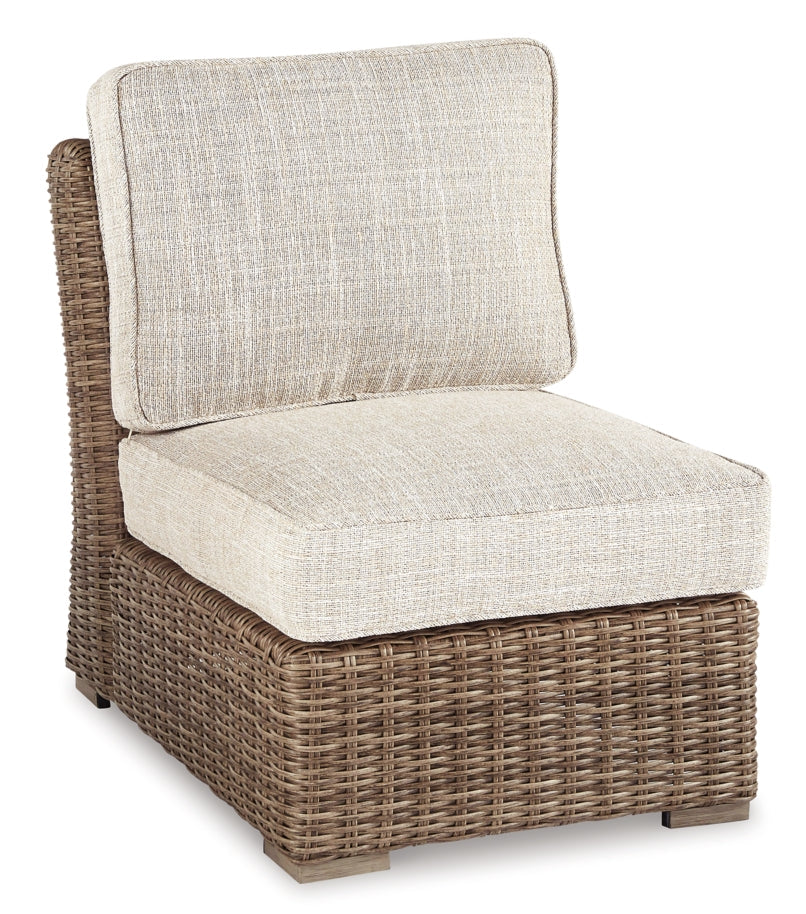 Beachcroft 5-Piece Outdoor Sectional with Coffee Table and 2 End Tables - furniture place usa