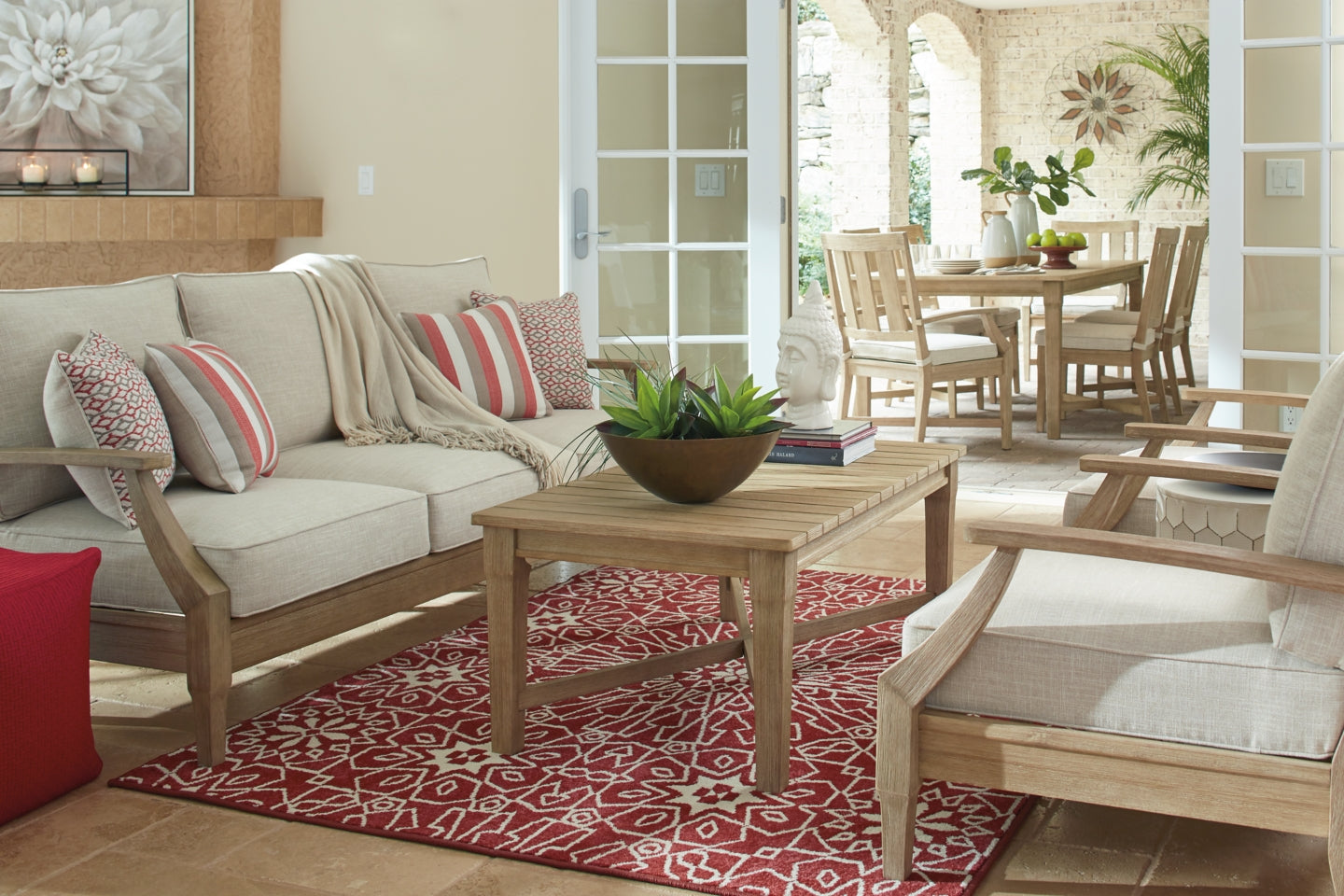 Clare View Sofa with Cushion - furniture place usa