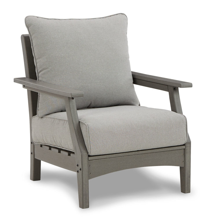Visola Outdoor Loveseat, 2 Lounge Chairs and Coffee Table - furniture place usa