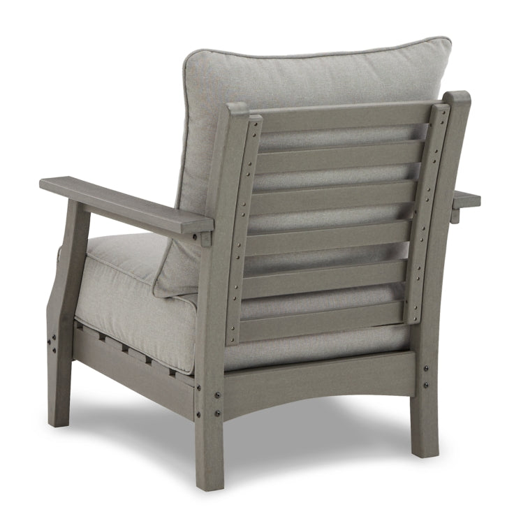 Visola Outdoor Loveseat, 2 Lounge Chairs and Coffee Table - furniture place usa