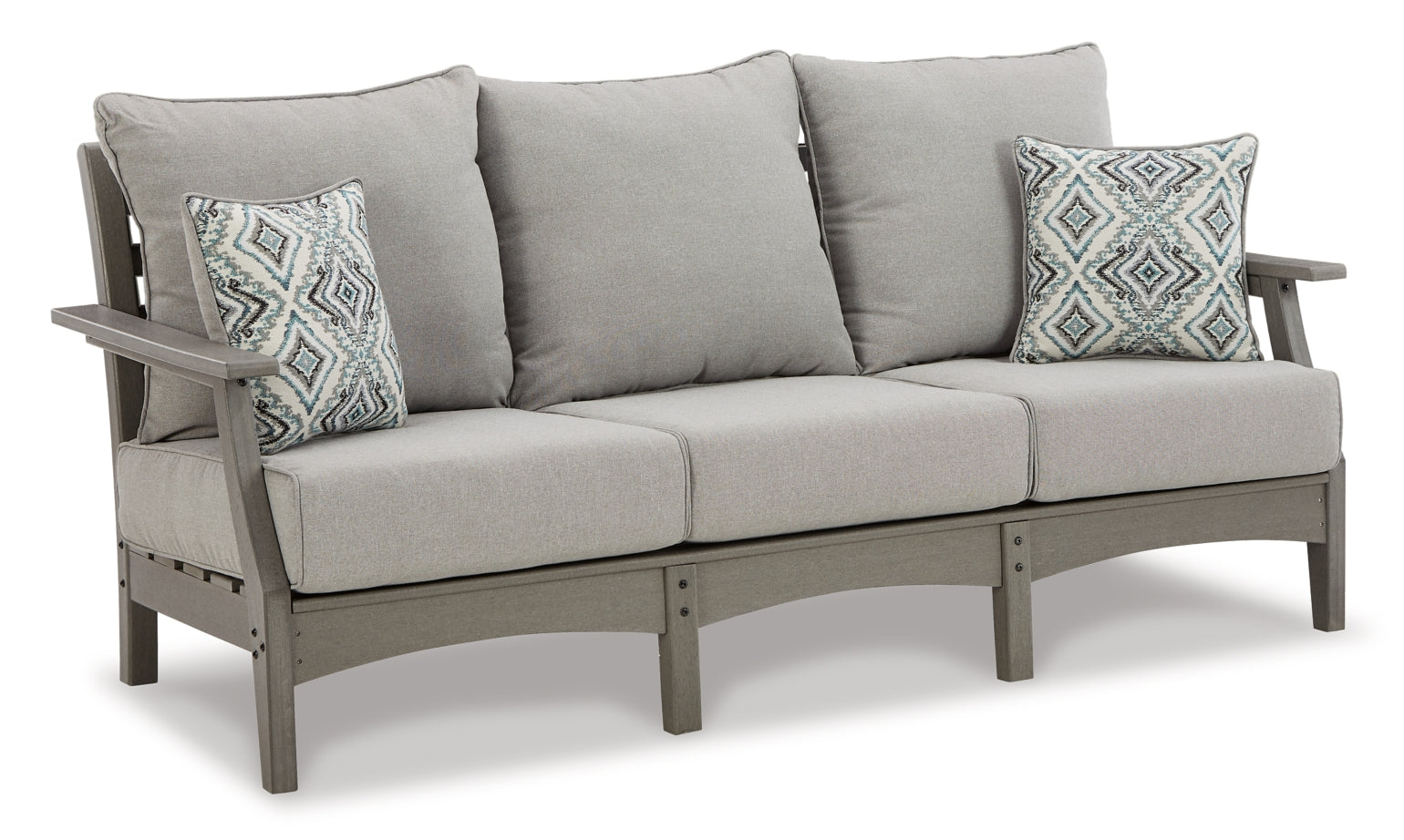Visola Outdoor Sofa with Coffee Table - furniture place usa