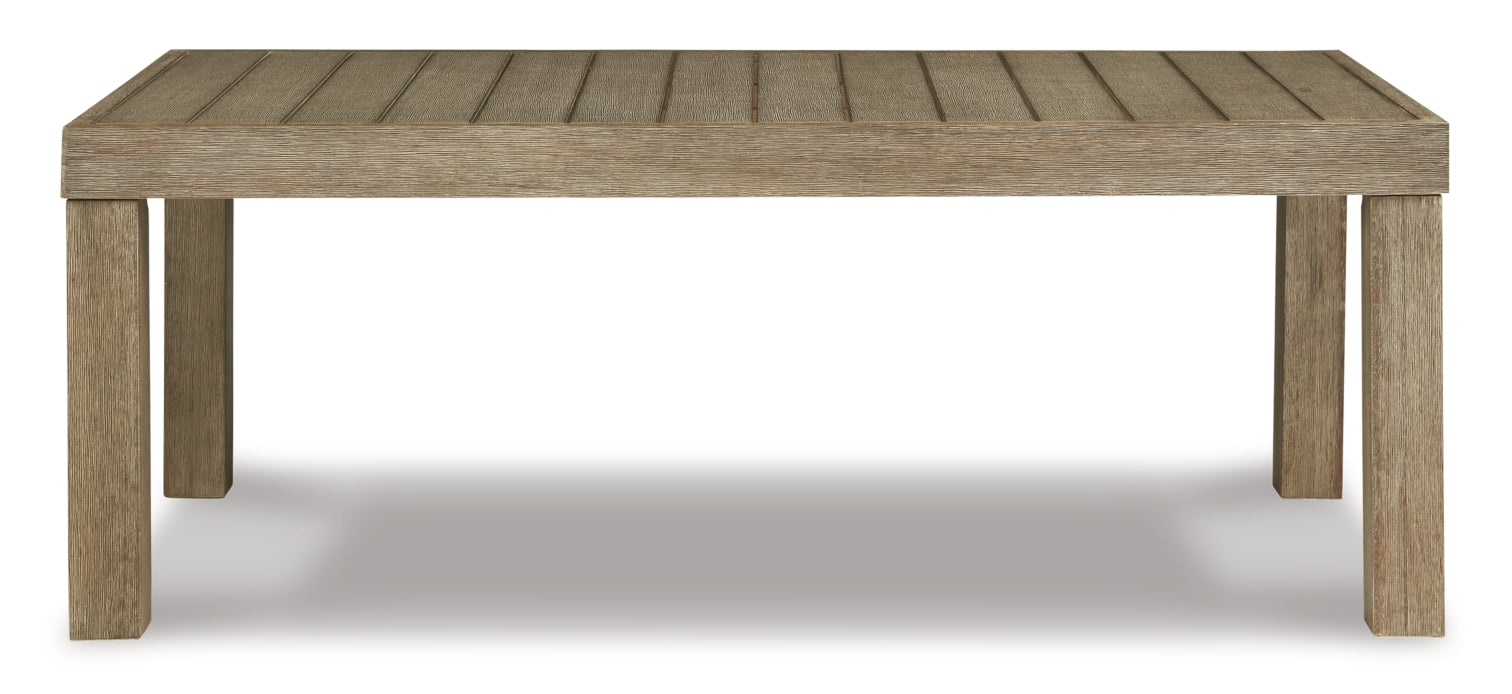 Silo Point 4-Piece Outdoor Sectional with Coffee Table and End Table - furniture place usa