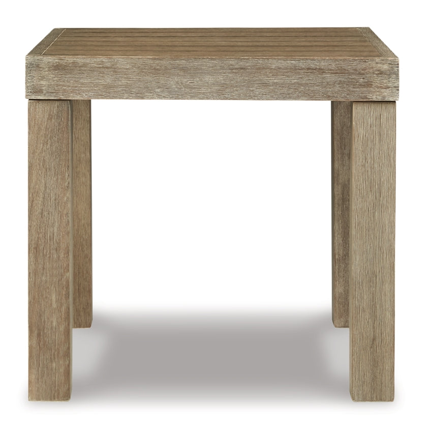 Silo Point 4-Piece Outdoor Sectional with Coffee Table and End Table - furniture place usa