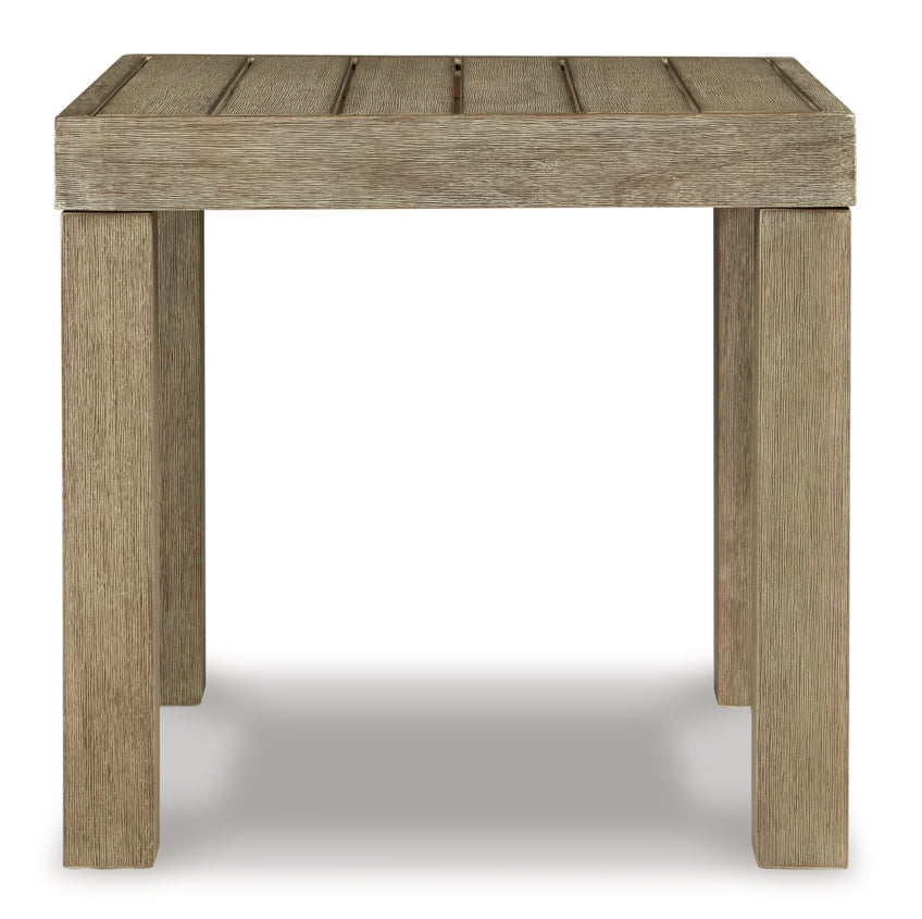 Silo Point 4-Piece Outdoor Sectional with Coffee Table and End Table - furniture place usa