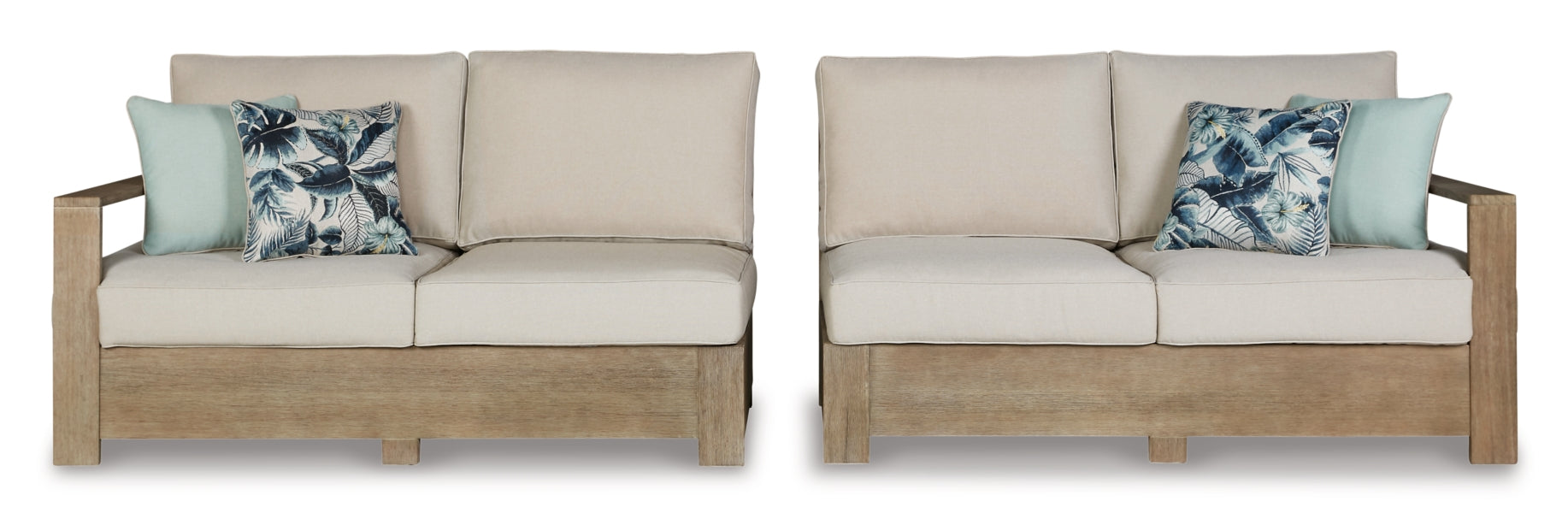 Silo Point 4-Piece Outdoor Sectional with Coffee Table and End Table - furniture place usa