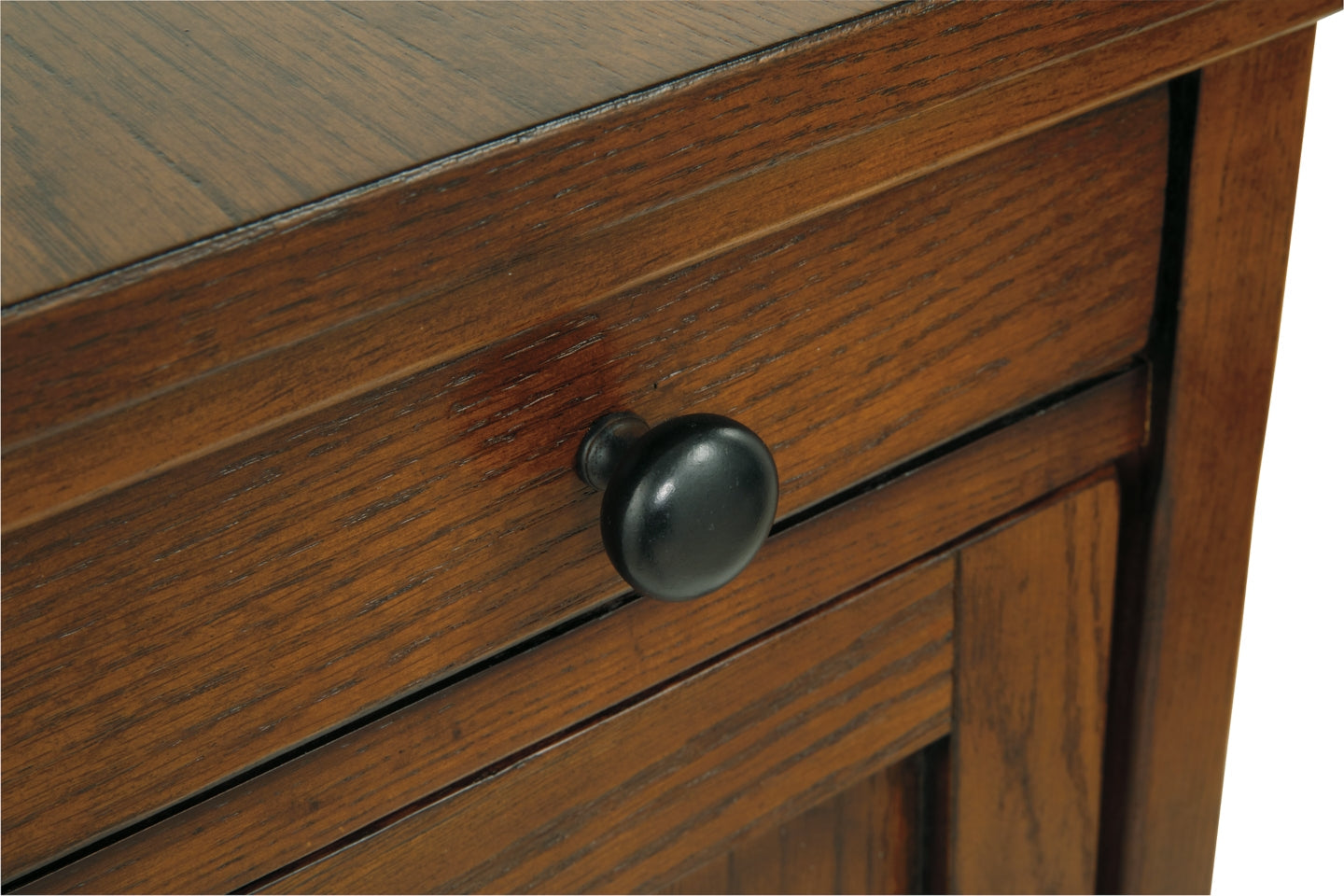Laflorn Chairside End Table with USB Ports & Outlets - furniture place usa