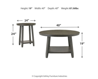 Caitbrook Table (Set of 3) - furniture place usa