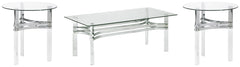 Braddoni Coffee Table with 2 End Tables - furniture place usa
