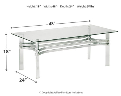 Braddoni Coffee Table - furniture place usa