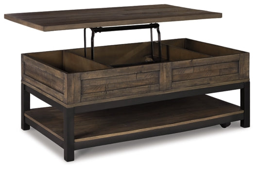 Johurst Coffee Table with Lift Top - furniture place usa