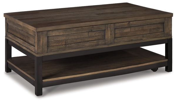 Johurst Coffee Table with Lift Top - furniture place usa