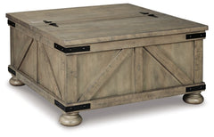 Aldwin Coffee Table with 2 End Tables - furniture place usa
