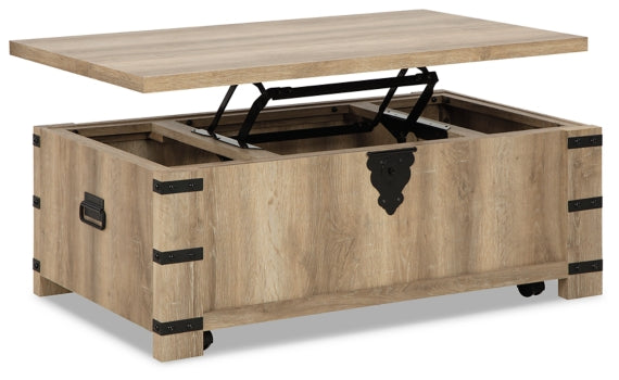 Calaboro Coffee Table with 1 End Table - furniture place usa