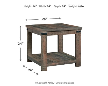 Hollum Coffee Table with 1 End Table - furniture place usa