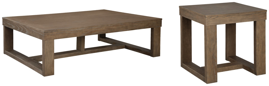 Cariton Coffee Table with 1 End Table - furniture place usa