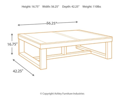 Watson Coffee Table with 1 End Table - furniture place usa