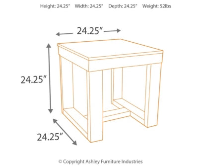 Watson Coffee Table with 1 End Table - furniture place usa