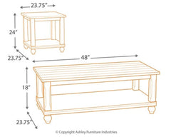 Cloudhurst Table (Set of 3) - furniture place usa