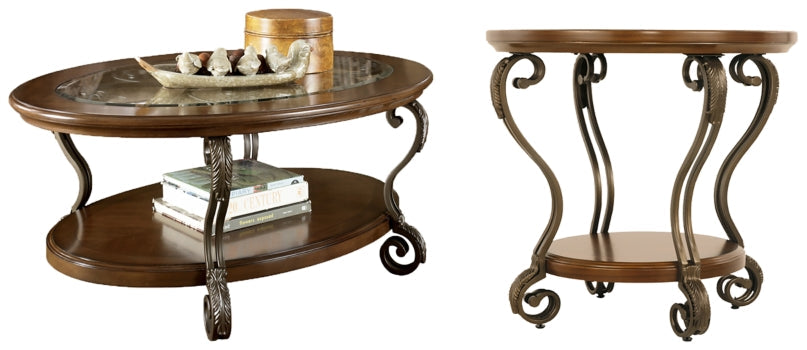 Nestor Coffee Table with 1 End Table - PKG008756 - furniture place usa