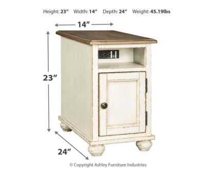 Realyn Coffee Table and 2 Chairside End Tables - furniture place usa