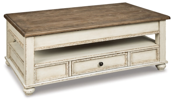 Realyn Coffee Table with 2 End Tables - PKG008591 - furniture place usa