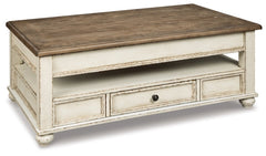Realyn Coffee Table with 2 End Tables - PKG008591 - furniture place usa