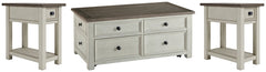 Bolanburg Coffee Table with 2 End Tables - PKG010341 - furniture place usa